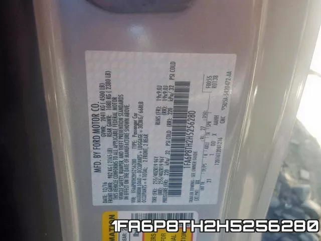 1FA6P8TH2H5256280 фото 2