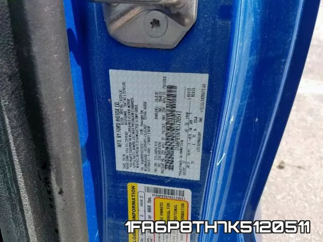 1FA6P8TH7K5120511 фото 2