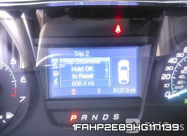 1FAHP2E89HG117139 фото 8