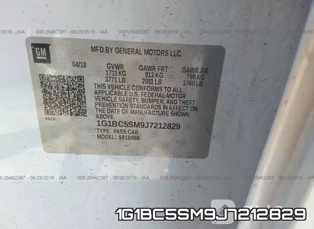 1G1BC5SM9J7212829 фото 10