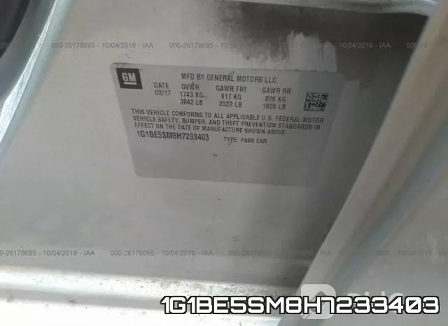 1G1BE5SM8H7233403 фото 10