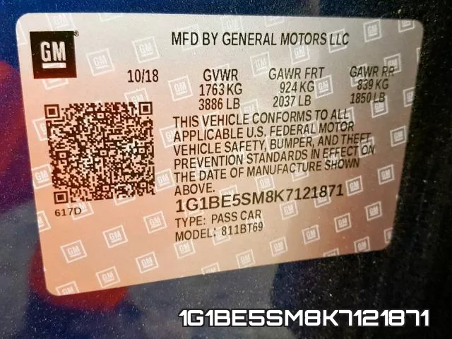 1G1BE5SM8K7121871 фото 2