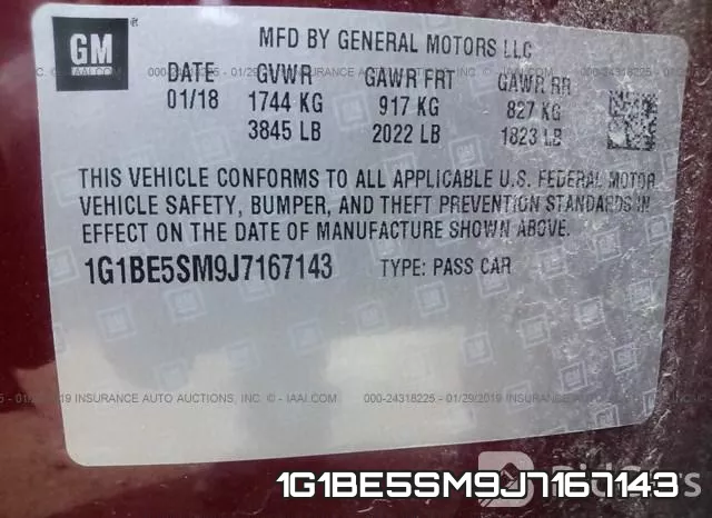 1G1BE5SM9J7167143 фото 10