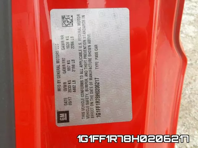 1G1FF1R78H0206217 фото 2