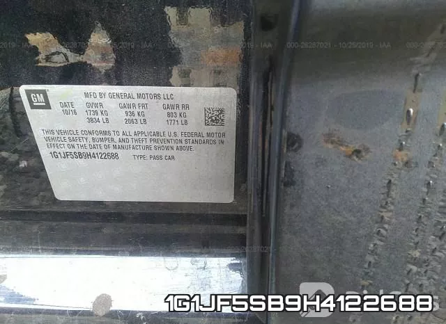 1G1JF5SB9H4122688 фото 10
