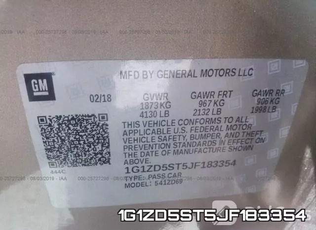 1G1ZD5ST5JF183354 фото 10