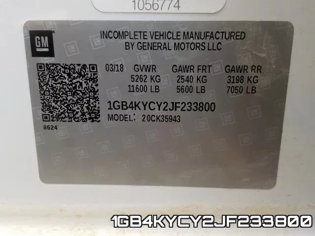 1GB4KYCY2JF233800 фото 2
