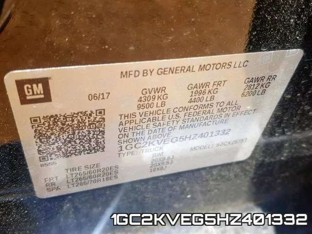 1GC2KVEG5HZ401332 фото 2