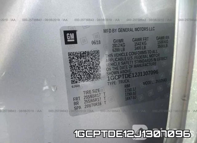 1GCPTDE12J1307096 фото 10