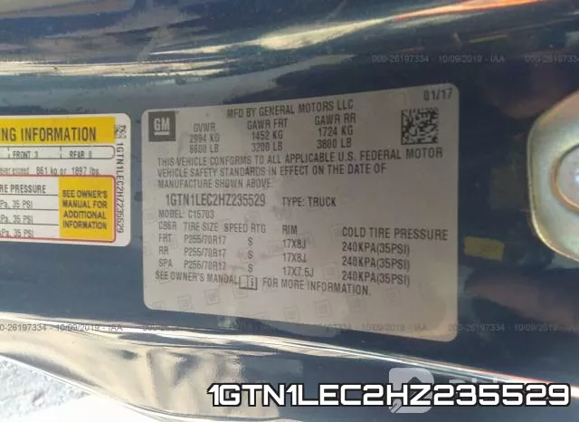 1GTN1LEC2HZ235529 фото 10