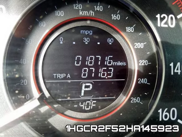 1HGCR2F52HA145923 фото 9