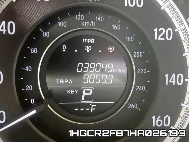 1HGCR2F87HA026193 фото 8