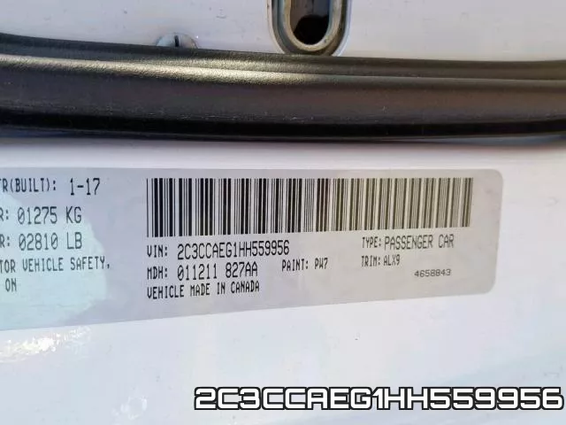 2C3CCAEG1HH559956 фото 2