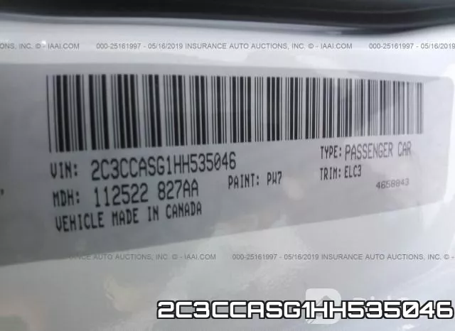 2C3CCASG1HH535046 фото 9