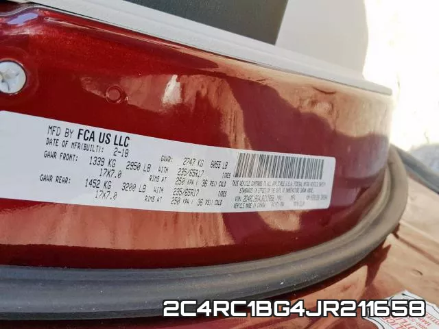 2C4RC1BG4JR211658 фото 2