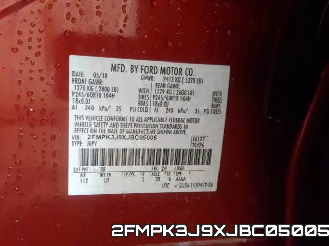 2FMPK3J9XJBC05005 фото 2