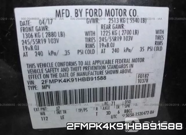 2FMPK4K91HBB91588 фото 10