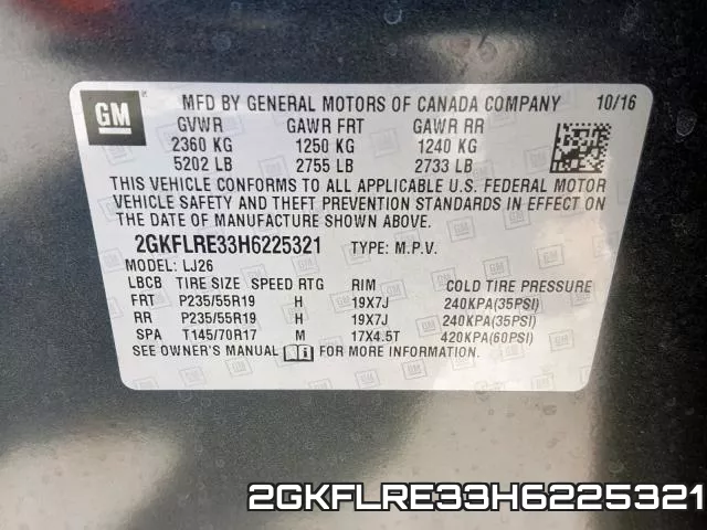 2GKFLRE33H6225321 фото 2