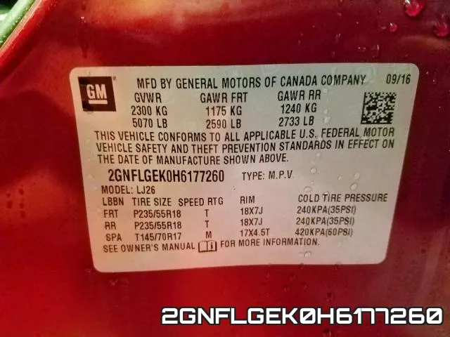 2GNFLGEK0H6177260 фото 2