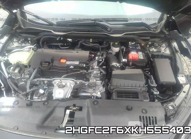 2HGFC2F6XKH555403 фото 2