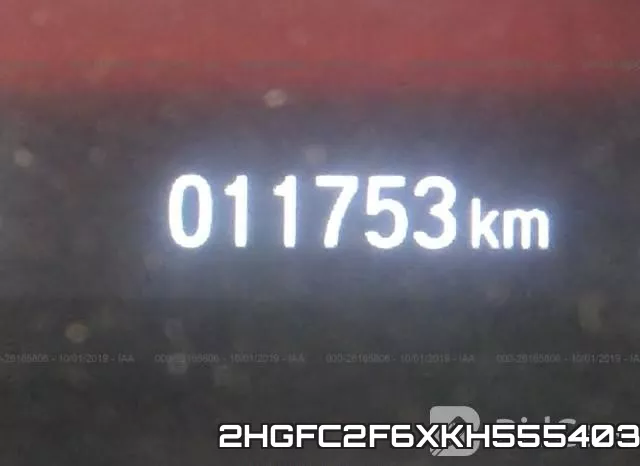 2HGFC2F6XKH555403 фото 8