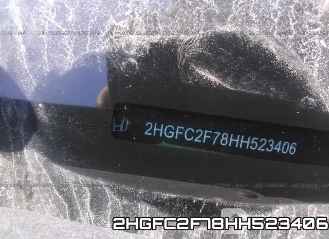2HGFC2F78HH523406 фото 10