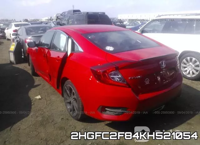 2HGFC2F84KH521054 фото 4