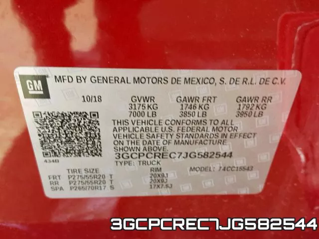 3GCPCREC7JG582544 фото 2