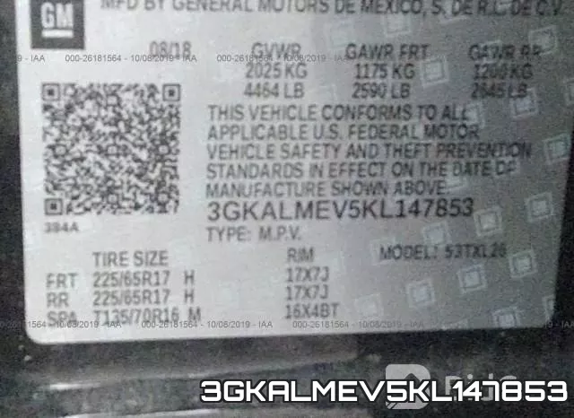 3GKALMEV5KL147853 фото 10