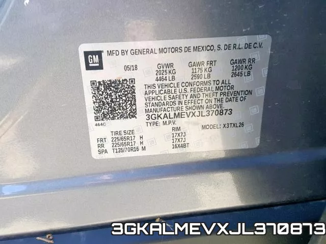 3GKALMEVXJL370873 фото 2