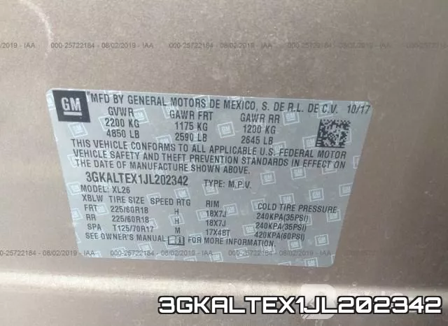 3GKALTEX1JL202342 фото 10
