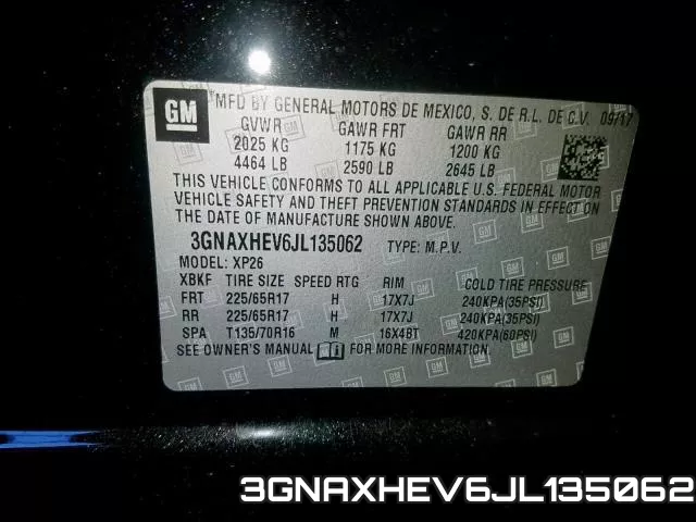 3GNAXHEV6JL135062 фото 2