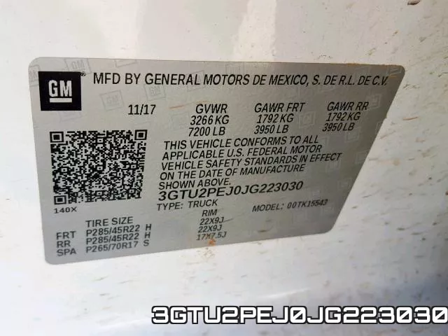 3GTU2PEJ0JG223030 фото 2
