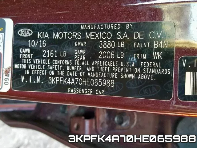 3KPFK4A70HE065988 фото 2