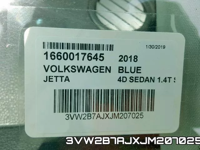 3VW2B7AJXJM207025 фото 2