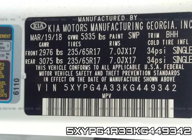 5XYPG4A33KG449342 фото 10
