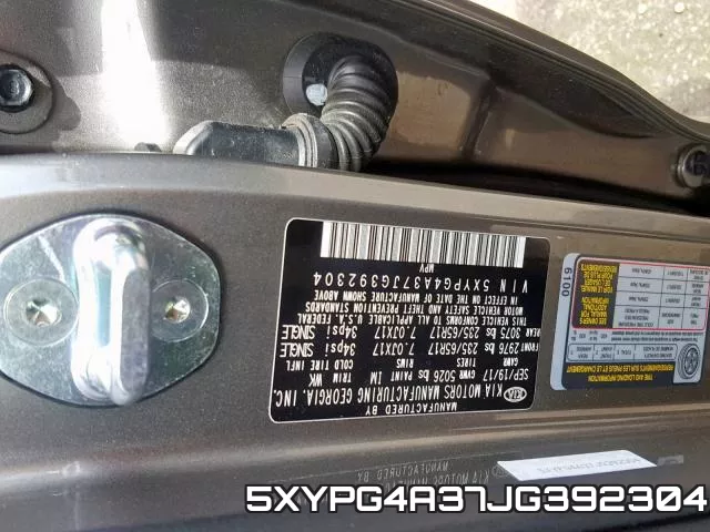 5XYPG4A37JG392304 фото 2