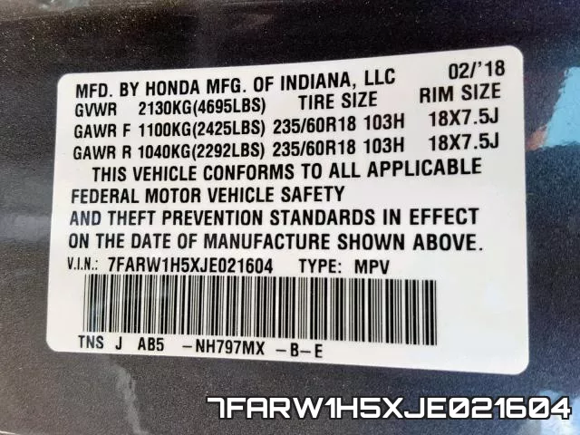 7FARW1H5XJE021604 фото 2