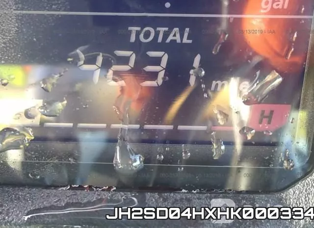 JH2SD04HXHK000334 фото 8