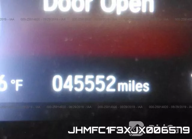 JHMFC1F3XJX006579 фото 7