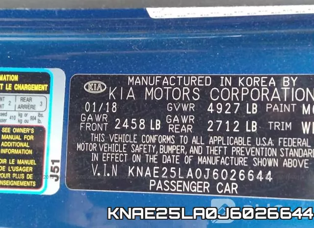 KNAE25LA0J6026644 фото 10