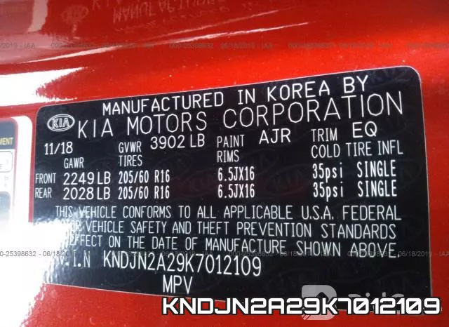 KNDJN2A29K7012109 фото 10