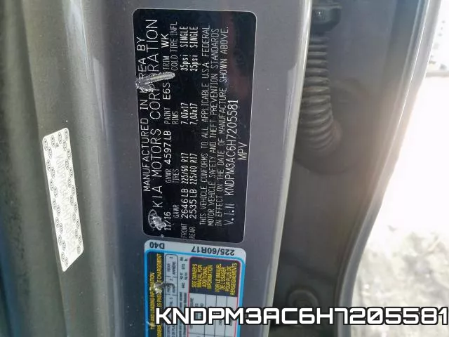 KNDPM3AC6H7205581 фото 2
