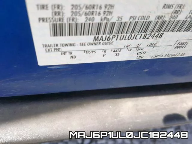 MAJ6P1UL0JC182448 фото 2