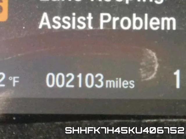 SHHFK7H45KU406752 фото 9