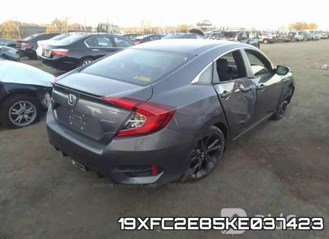 19XFC2E85KE037423 фото 5