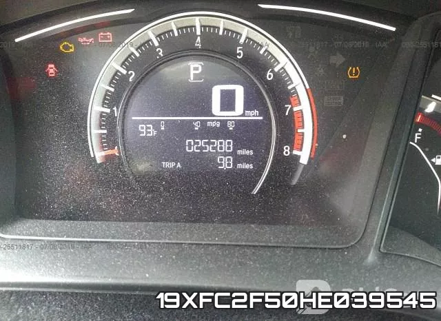 19XFC2F50HE039545 фото 8
