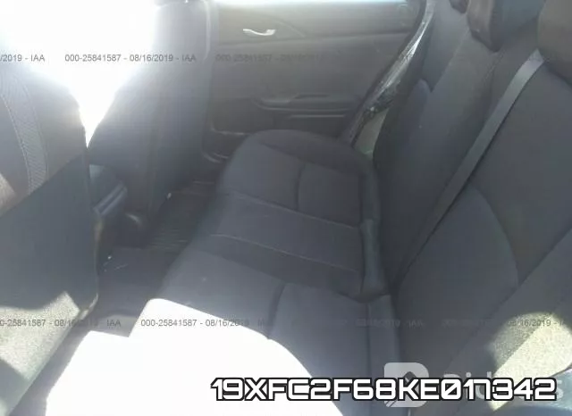 19XFC2F68KE017342 фото 8