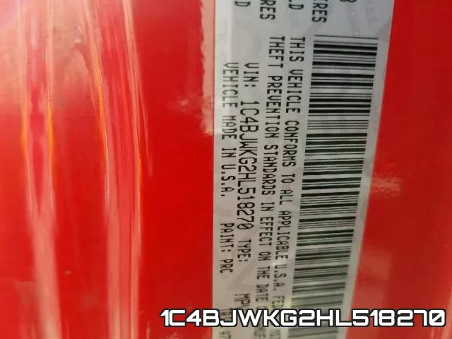 1C4BJWKG2HL518270 фото 2