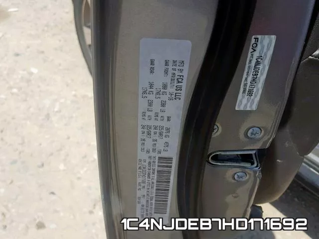 1C4NJDEB7HD171692 фото 2